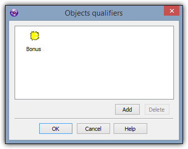 Object Qualifier Dialogbox
